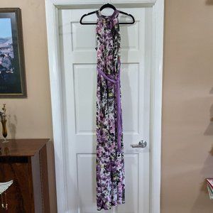 Filly Flair Floral Halter Maxi